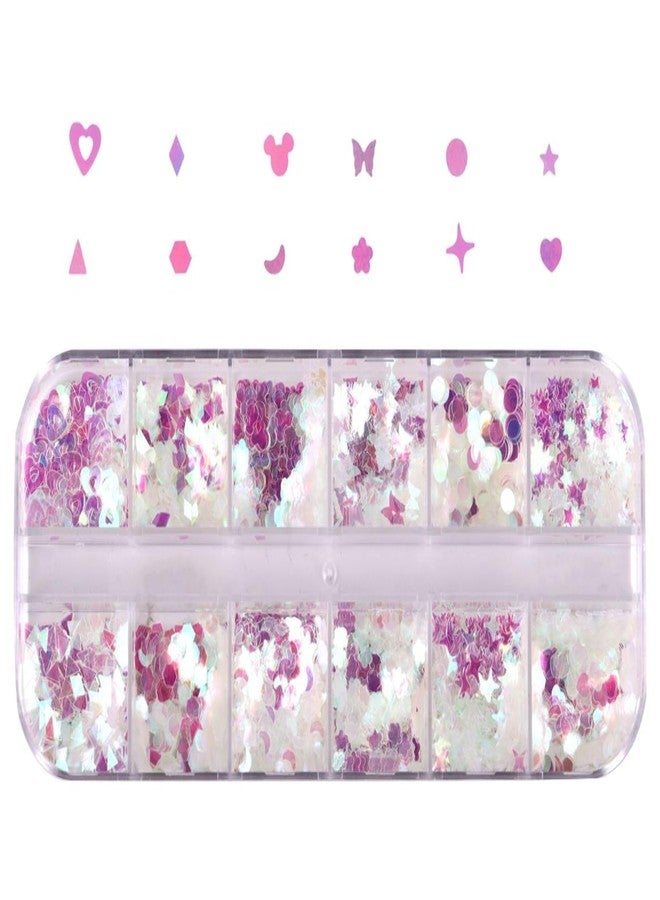 HUDA GIRL 3D Nail Charms Nail Art Kit for Women - Empathetic Nail Art Jewels Mix Shapes, Stones for Decoration, Nail Studs, Broken Glass Paper, Perfect for Girls' Creative Nail Designs - Image 2