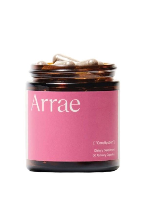 Arrae Constipation Relief: Natural Colon Cleanse, Fast-Acting Capsules for Regular Bowel Movements & Gut Health, Digestive Detox, Bloating Relief for Women & Men, Gut Cleanse (60 Count) - Image 1