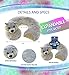 Puzzled DolliBu Wolf Plush Neck Pillow Soft Travel Neck Pillow Animal for Neck Head Support Cute Wild Life Stuffed Pillow Accessory for Naps Novelty Stuffed Animal Headrest for Kids Adults - Image 2