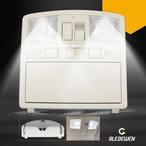 Gledewen Overhead Console Reading LED Light Console Replacement for Mazda 6 2009-2013, CX9 2010-2015, Upgraded Version Sunroof Switch Console Replace# GS4C-69-970D-30, GS4C69970D75 - Image 5