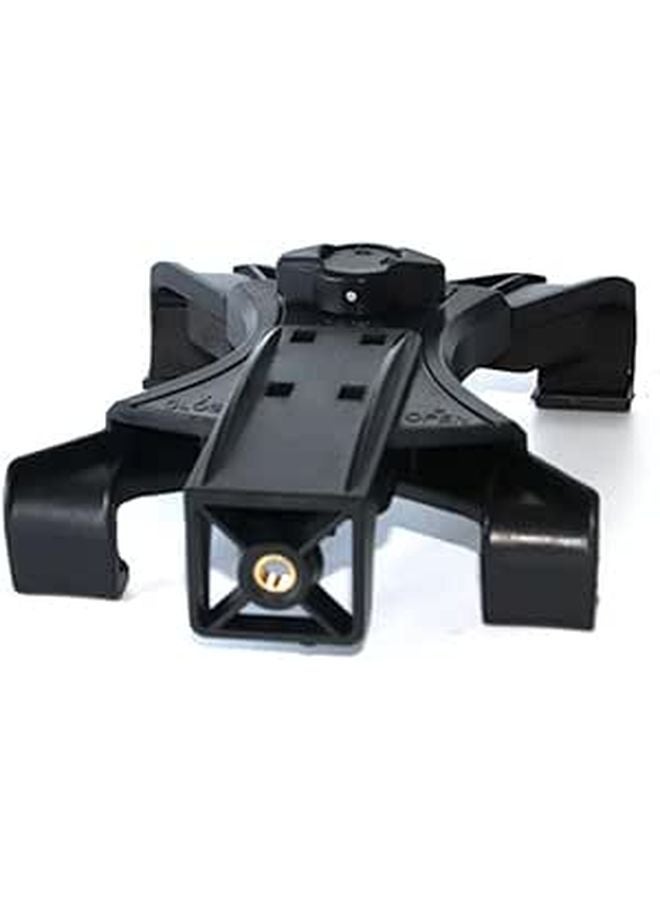 Adjustable Tablet Tripod Stand With Clamp Base For Live Streaming Outdoor Use Black - Image 1