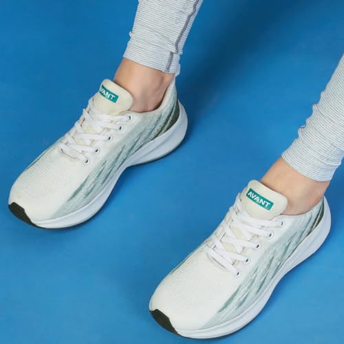 AVANT Women's Ariel White Running Shoes - 6 UK (AVWSH013CL01UK6) - Image 4
