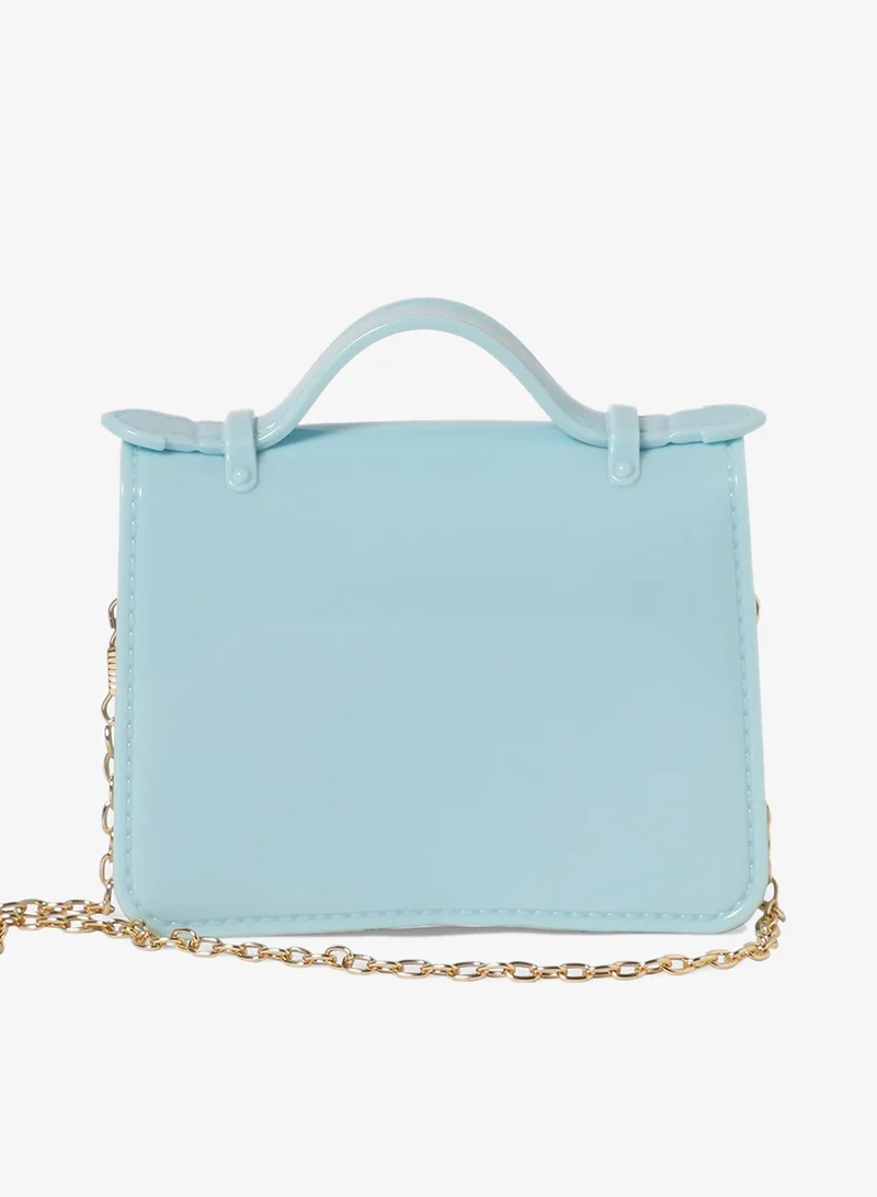 Haute Sauce  Buckle Flap Top Handle Handbag for Women | Best Price UAE
