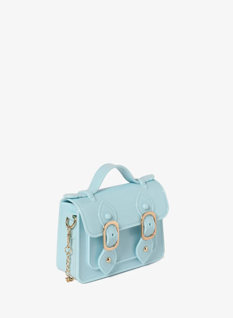 Haute Sauce  Buckle Flap Top Handle Handbag for Women | Best Price UAE