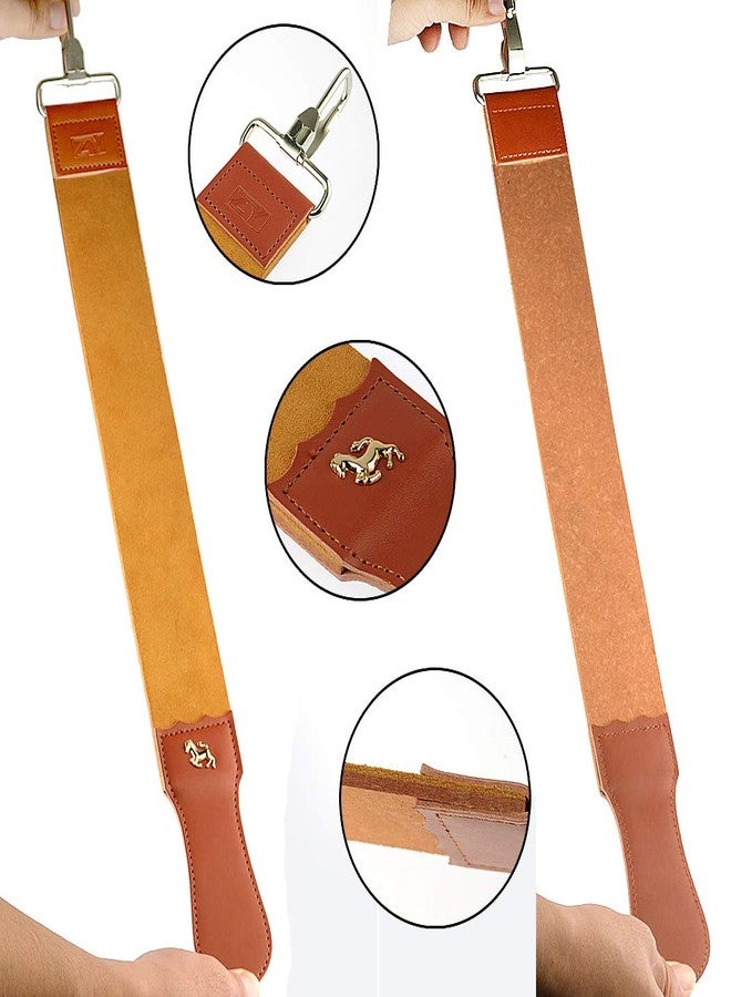 Grandslam Shaving Straight Razor Kit, Steel Cutthroat Straight Razor With Leather Strop, Sharp, Pure Badger Hair Shaving Brush with Wooden Handle,Shaving Bowl,Soap and Stand, Gift for Men - Image 5