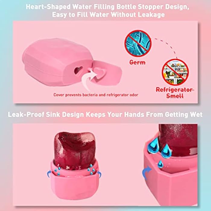 VANALIA Ice Roller and Gua Sha Set for Face, Eyes and Neck - Skin Care Beauty Tools to Brighten Skin and Enhance Natural Glow (Pink) - Image 5