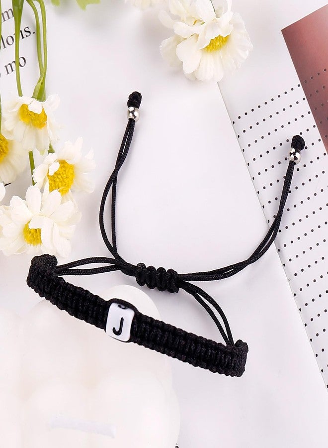 SUMMER LOVE أساور أولية للأزواج للنساء والرجال سحر أولي مصنوعة يدويًا من حبل مضفر سوار حرف للمراهقين مجوهرات قابلة للتعديل هدايا عيد الميلاد له ولها (J) - Image 3