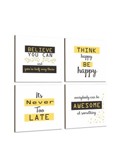 Paper Plane Design Paper Plane Design Synthetic Motivational Frame (20 cm x 20 cm x 6 cm, Set of 4)  - Image 2