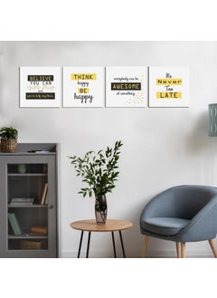 Paper Plane Design Paper Plane Design Synthetic Motivational Frame (20 cm x 20 cm x 6 cm, Set of 4)  - Image 4