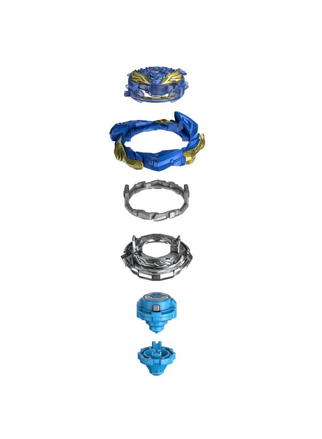 بي بليد مجموعة ألعاب Beyblade Spinning Top Starter Pack من Burst Quaddrive Salvage Valtryek V7، لعبة Beyblade Battling Game Top مع قاذف للأطفال بعمر 8 سنوات فما فوق، لعبة Beyblade الأصلية من Hasbro - Image 5