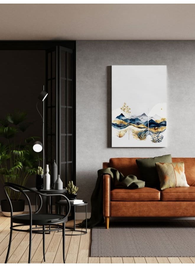 Home Gallery - innovation lines abstract geometric Printed Framed Wall Art 120x80 - Image 1