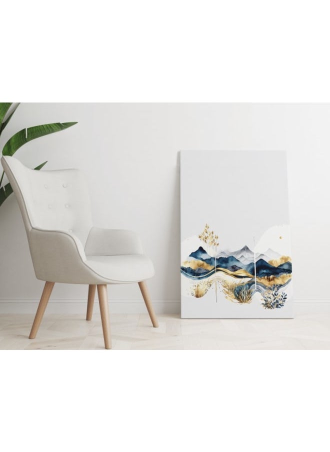 Home Gallery - innovation lines abstract geometric Printed Framed Wall Art 120x80 - Image 1