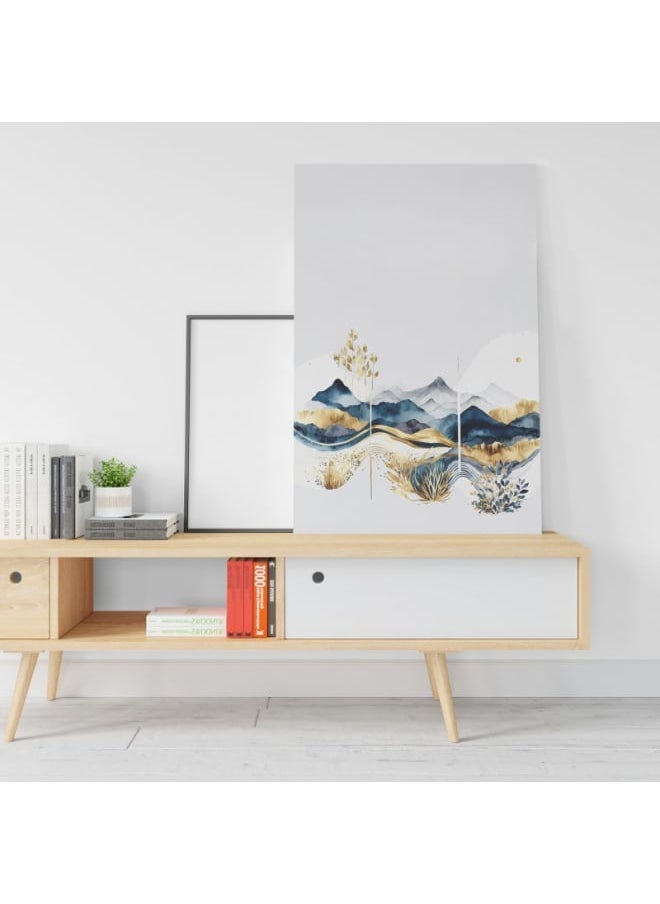 Home Gallery - innovation lines abstract geometric Printed Framed Wall Art 120x80 - Image 1
