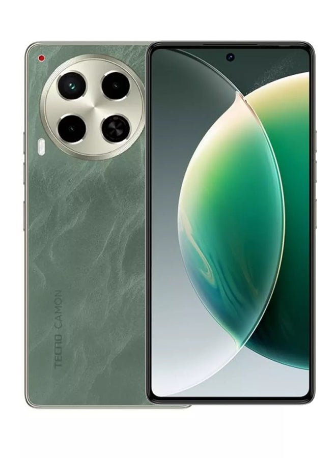 تكنو هاتف Camon 30 ثنائي الشريحة باللون الأخضر الزمردي وذاكرة وصول عشوائي (RAM) سعة 8 جيجابايت وذاكرة داخلية 256 جيجابايت يدعم تقنية 5G - إصدار الشرق الأوسط - Image 1