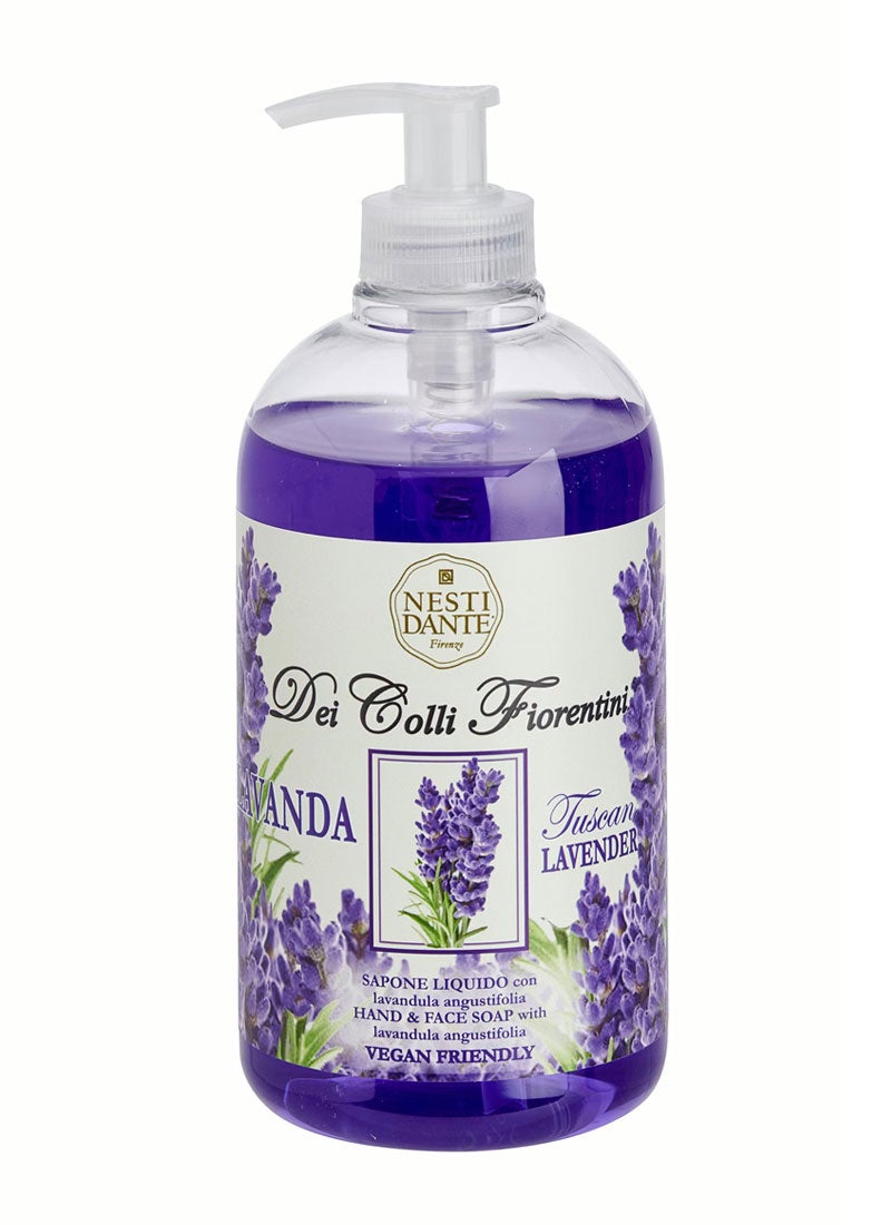 Dei Colli Fiorentini Tuscan Lavender Hand & Body Wash 500ml | Relaxing Botanical Shower Gel with Lavender Extract | Vegan