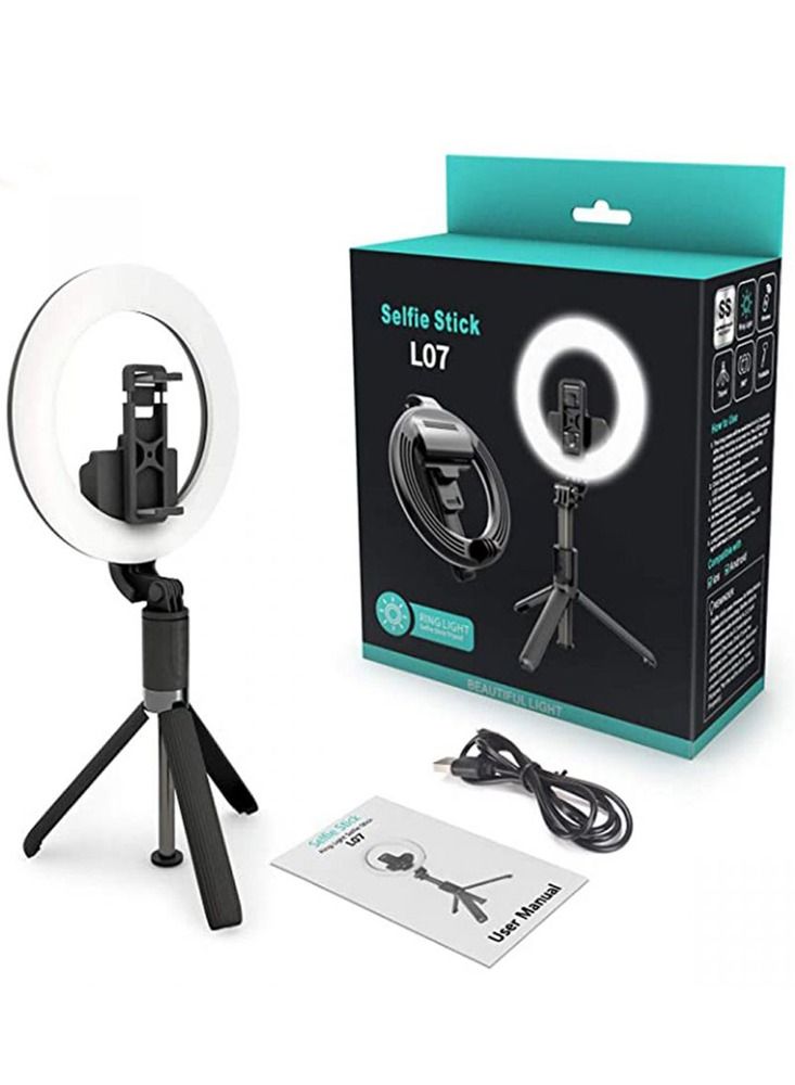 LED Wireless Selfie Stick With Tripod Stand - Image 1