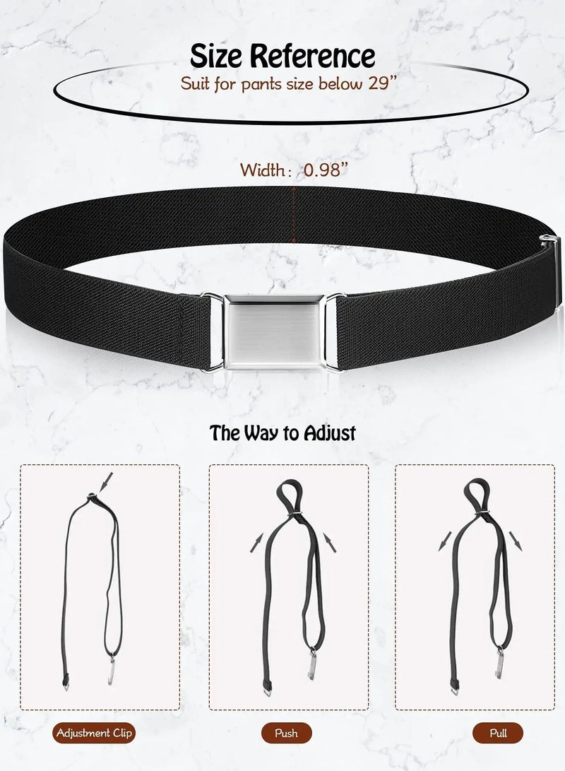 Captaintech 3 Pieces Kids Magnetic Belt Adjustable Fashion Belt with Magnetic Buckle for Boys and Gilrs - Image 5