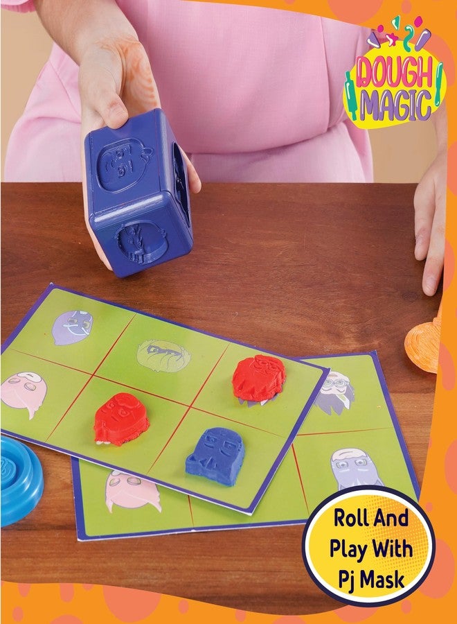 Dough Magic Pj Masks Roll N Match Cube Activity Set with Moulding Lid Pack of 2 100Gm Each|Soft Dough|Fun with Water Based Dough|Art & Craft Kit|Birthday & Return Gift for Kids 3 Yrs+|-Multicolor - Image 5