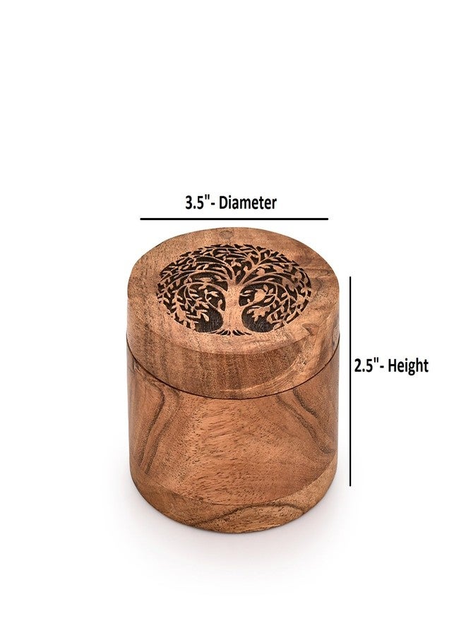 Mahasu Cat Urn Acacia Wood Pet Urn-Small Pet Urns for Dogs-Pet Urns for Cats (3.5" X 3.5" X 2.5") - Image 5
