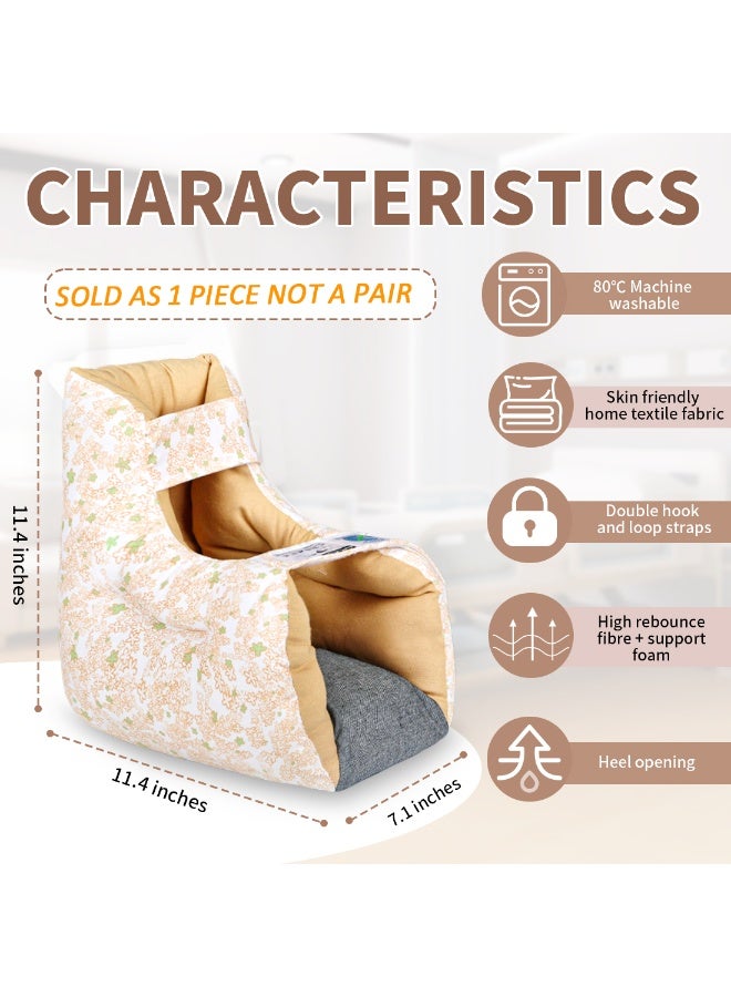 Ehucon Colorful Pattern Heel Protector Cushion Foot Pillow Remove Pressure and Bedsores,Heel Protectors for Pressure Sores for Heal Protection - Image 2