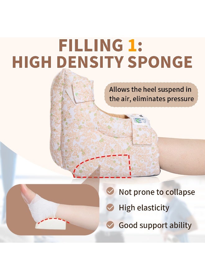 Ehucon Colorful Pattern Heel Protector Cushion Foot Pillow Remove Pressure and Bedsores,Heel Protectors for Pressure Sores for Heal Protection - Image 4