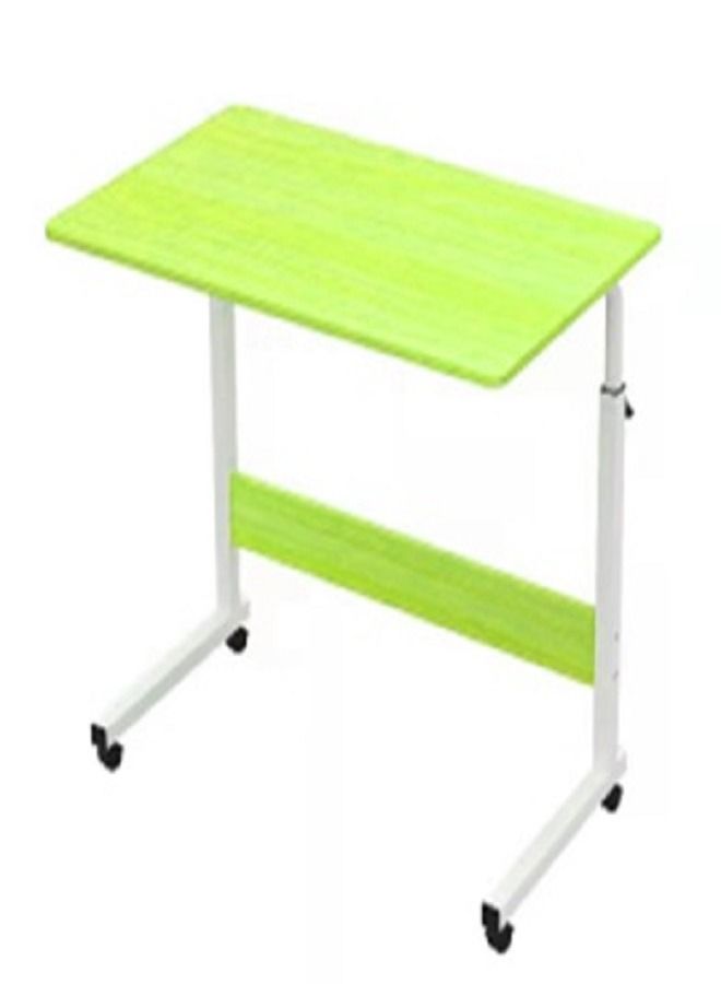 Wood Adjustable Portable Laptop Desk Bedside Computer Table Green 90x40x60cm
