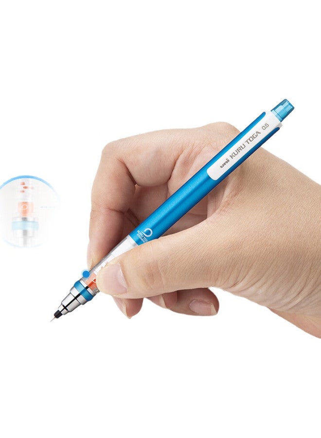 Uni Mitsubishi (Uni) Kuru Toga Series Mechanical Pencil, Student Automatic Pencil, Colorful, M5-450, Automatic Rotating Lead, 0.5Mm, Purple, Single Pack - Image 2