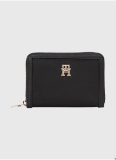TOMMY HILFIGER Women's Zip Arround Wallet - Polyester, Black  - Image 1
