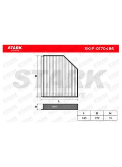 Stark STARK -  POLLEN / CABIN / AC FILTER FOR AUDI / PORSCHE  - Image 4