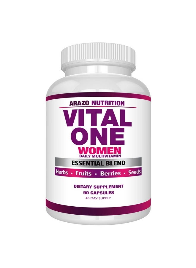 Vital One Multivitamin For Women Daily Wholefood Supplement 90 Vegan Capsules - pzsku/Z593E84AA17BE801BB3AEZ/45/_/1695134285/44571730-4650-481a-8be7-376e9fcafa98