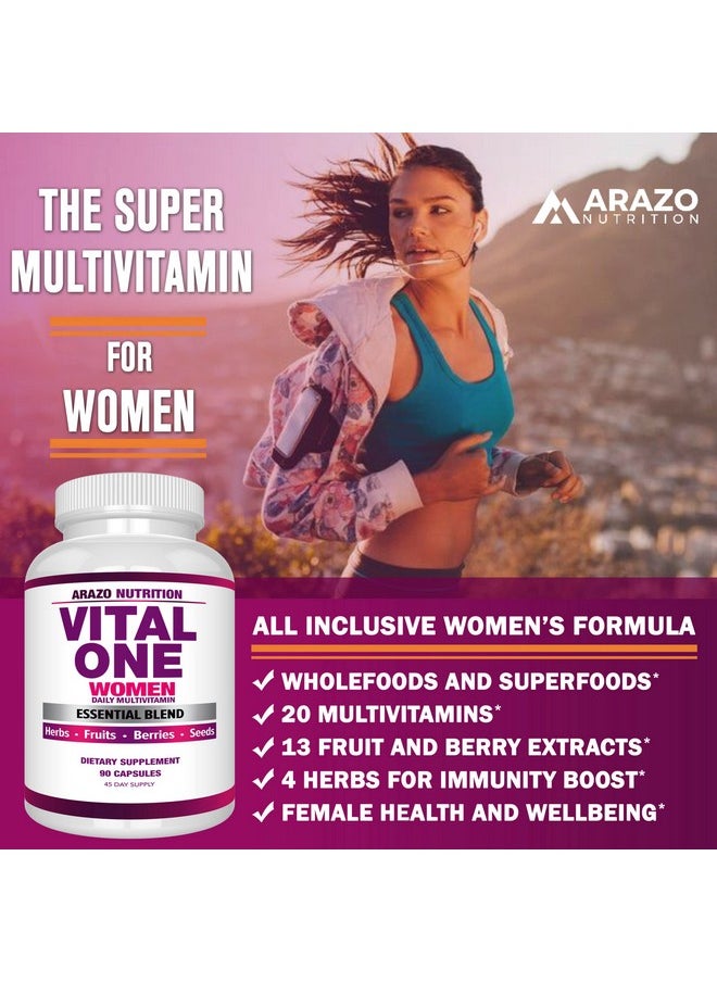 Vital One Multivitamin For Women Daily Wholefood Supplement 90 Vegan Capsules - pzsku/Z593E84AA17BE801BB3AEZ/45/_/1695134294/1935f370-3c36-4604-8871-f4f0a774543a