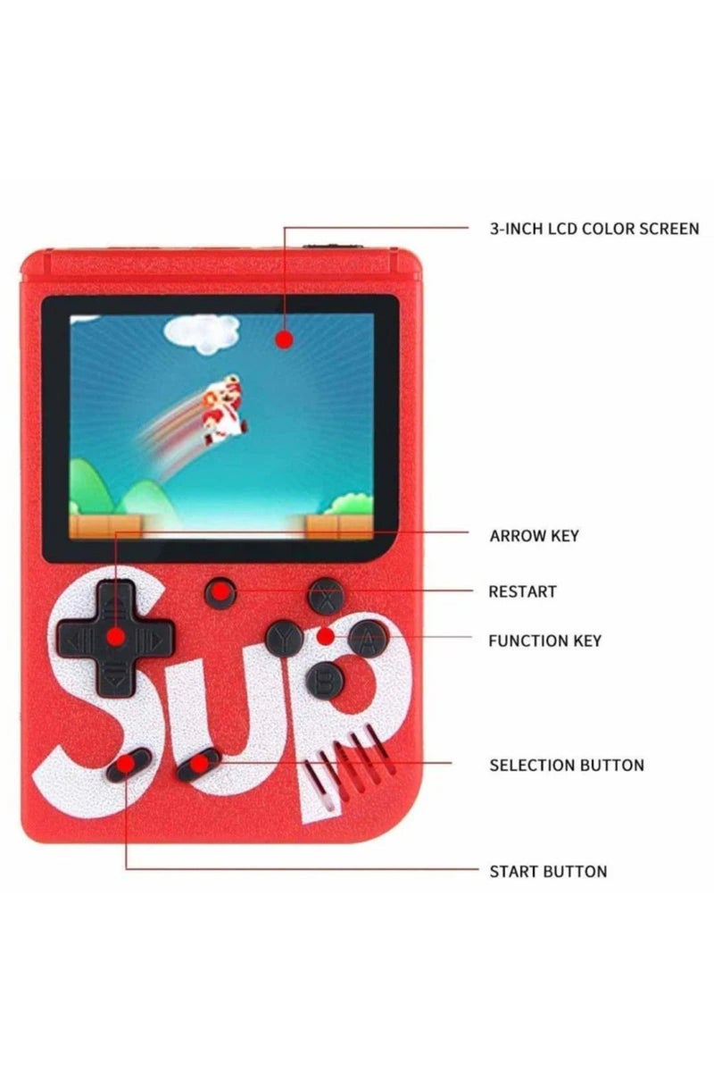 SUP Portable 400-in-1 Retro Game Console – Handheld Handheld Game PAD with Built-in Classic Games - Image 2