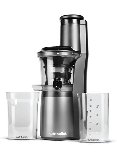 nutribullet Slow Juicer, Slow Masticating Juicer Machine, Easy to Clean, Quiet Motor & Reverse Function, BPA