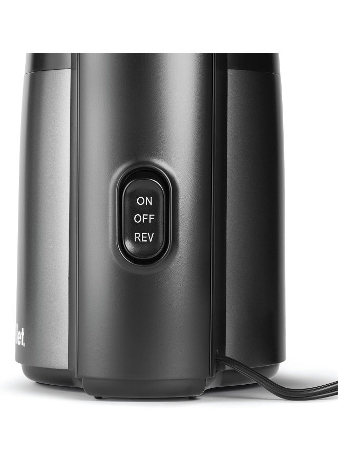 nutribullet Slow Juicer, Slow Masticating Juicer Machine, Easy to Clean, Quiet Motor & Reverse Function, BPA-Free, Cold Press Juicer with Brush 700 ml 150 W NB-SJ300 Charcoal Black - Image 4