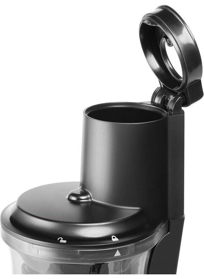 nutribullet Slow Juicer, Slow Masticating Juicer Machine, Easy to Clean, Quiet Motor & Reverse Function, BPA-Free, Cold Press Juicer with Brush 700 ml 150 W NB-SJ300 Charcoal Black - Image 2