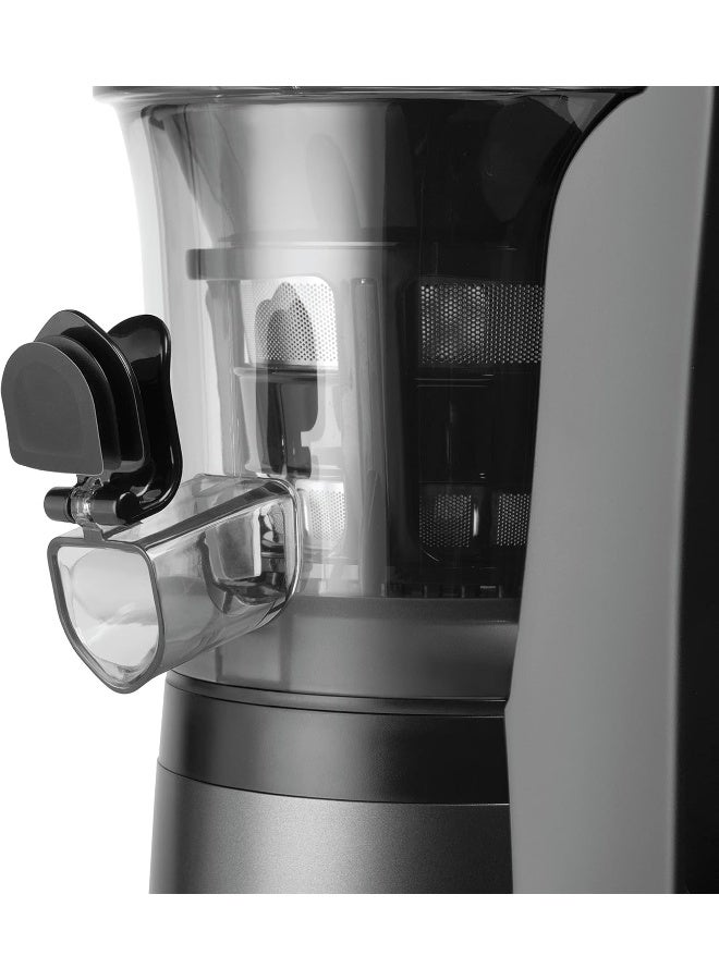 nutribullet Slow Juicer, Slow Masticating Juicer Machine, Easy to Clean, Quiet Motor & Reverse Function, BPA-Free, Cold Press Juicer with Brush 700 ml 150 W NB-SJ300 Charcoal Black - Image 3
