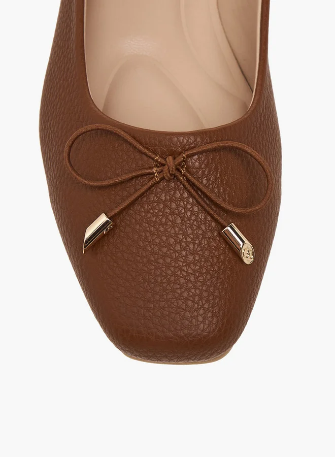 Celeste Women's Bow Detail Ballerina Shoes