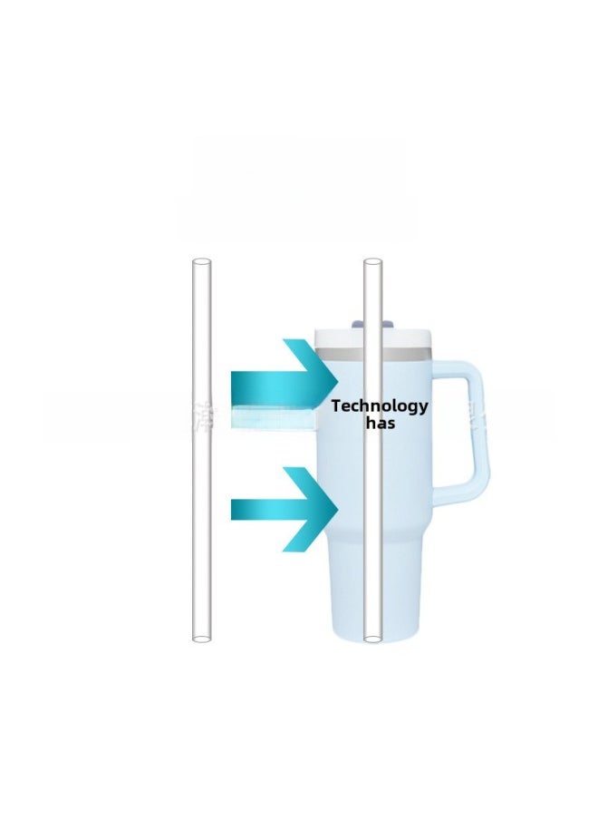 Generic - Stanley Adventure 40oz Vacuum Cup Straw Travel Mug Compatible 20/30oz Versatile Daily Use Kitchen Utensils-Color:Transparent 215mm_compatible With 14&20oz - Image 1