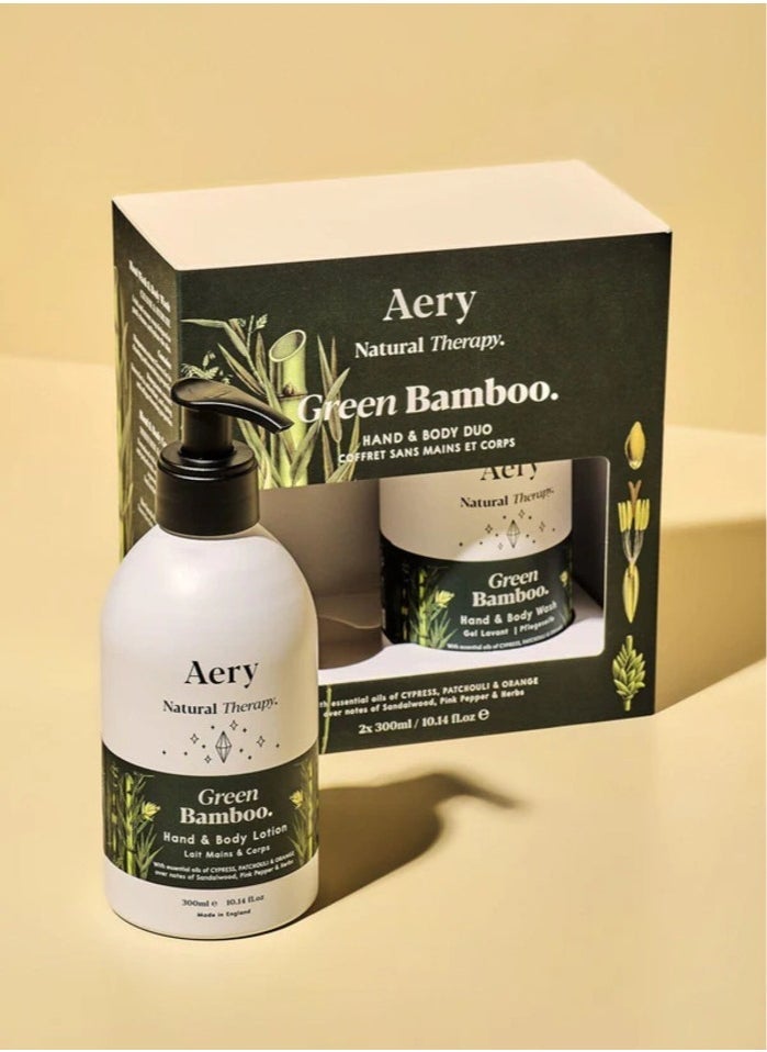 Aery Living Aery Living Green Bamboo Hand & Body Duo 2 x 300ml  - Image 3