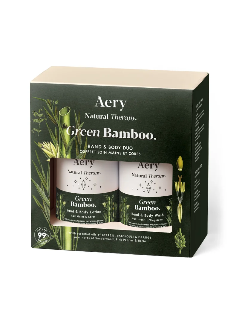 ايري ليفينج Aery Living Green Bamboo Hand & Body Duo 2 x 300ml