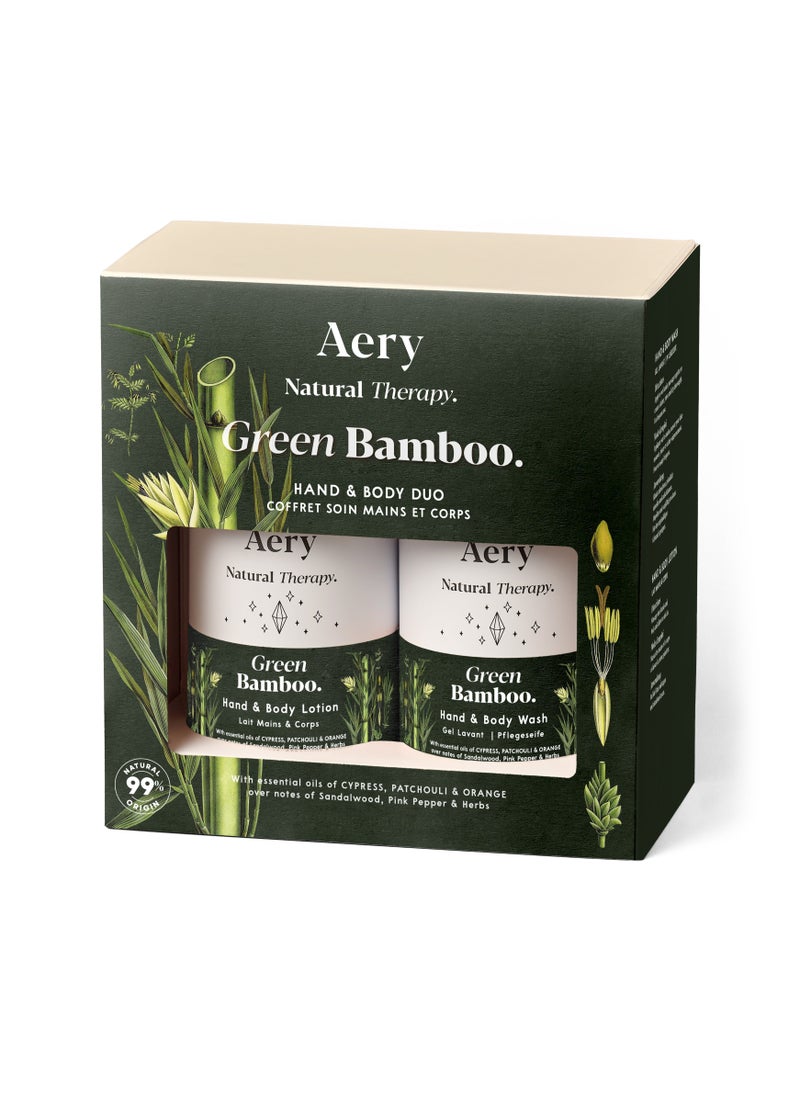 Aery Living Aery Living Green Bamboo Hand & Body Duo 2 x 300ml  - Image 2