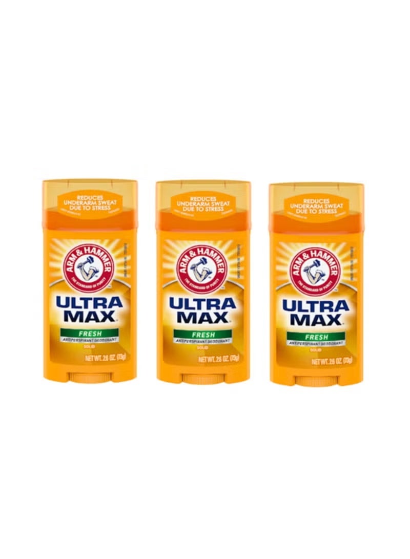 Arm & Hammer 3-Piece Ultra Max Fresh Deodorant 73g