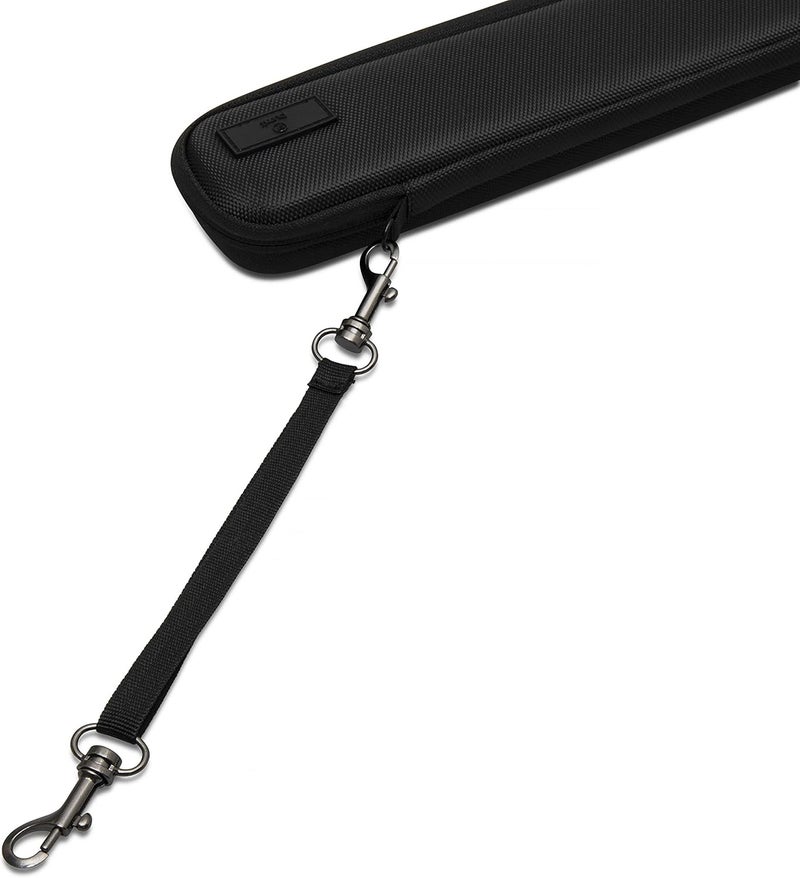 Purrff Conductor Baton Case - Professional Quality Holder for Orchestra Director Stick, Band Teacher - Smooth Zipper, Lid Pads, Adjustable Supports - Complete with Carrying Strap and a Pencil - Image 3