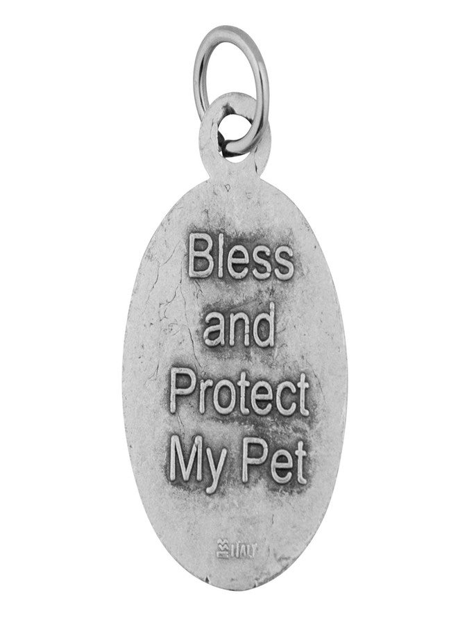 Venerare 5 Pack of Saint Francis of Assisi Oval Pet Medals | Bless and Protect My Pet | Patron Saint of Animals | Great Catholic Gift | Attach to Collar or Pet Crate | Made in Italy - Image 3