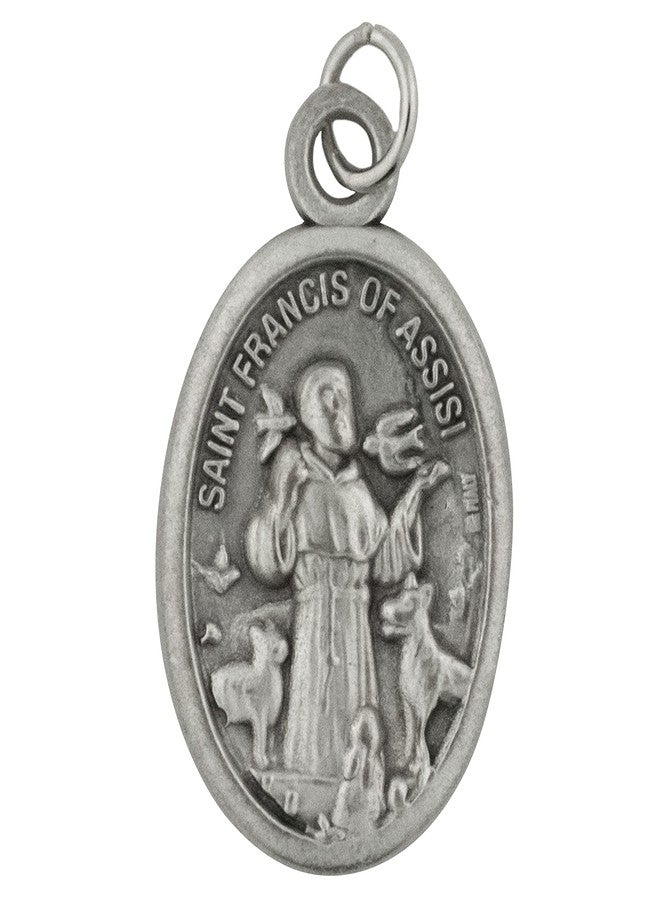 Venerare 5 Pack of Saint Francis of Assisi Oval Pet Medals | Bless and Protect My Pet | Patron Saint of Animals | Great Catholic Gift | Attach to Collar or Pet Crate | Made in Italy - Image 4