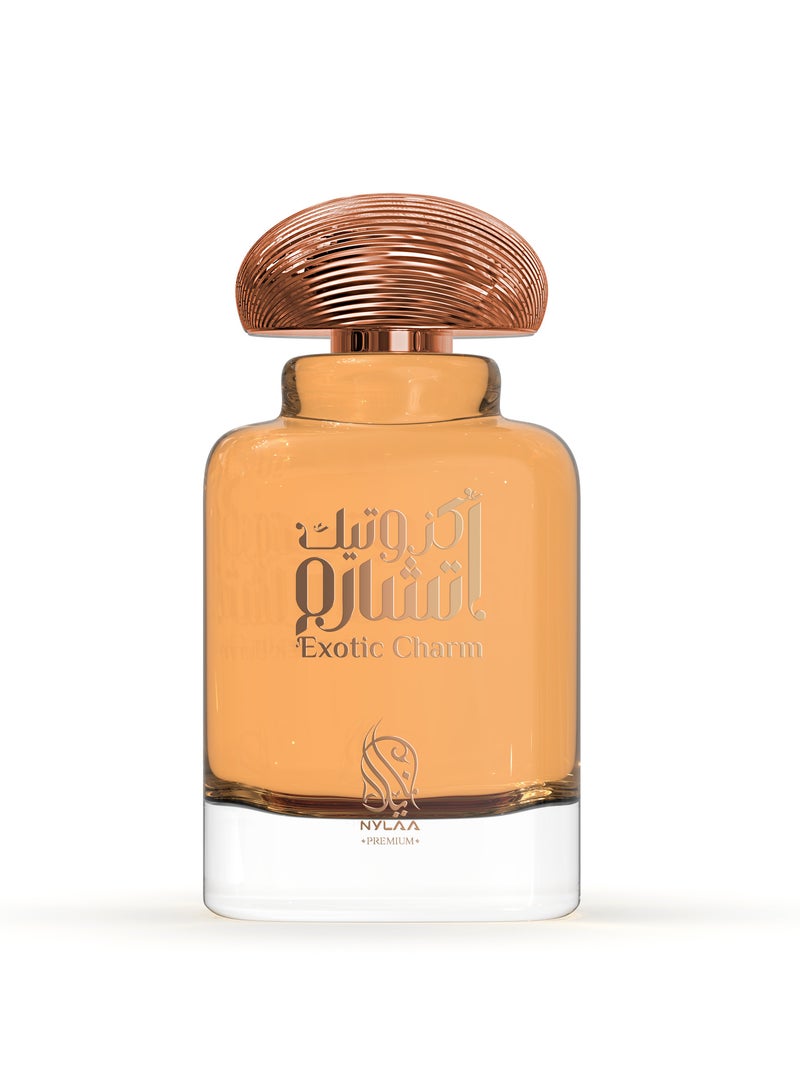 NYLAA Exotic Charm Eau De Parfum(EDP) 100ML | Premium Unisex (Men and Women) Perfume | Long Lasting Fragrance | Daily Use Perfume - Image 2
