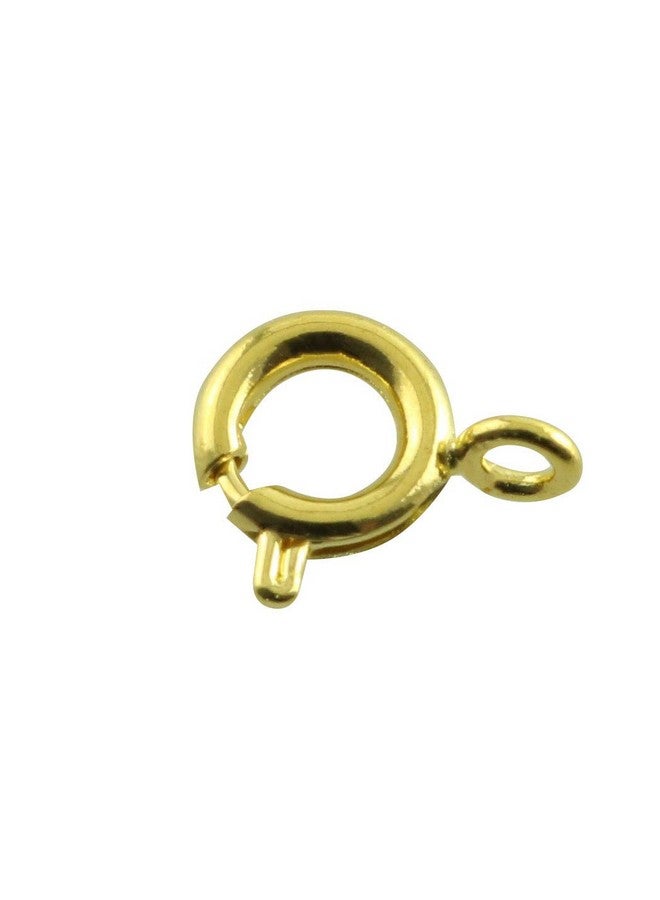 JCBIZ 30Pcs 7Mm Diameter Open Spring Ring Round Clasps (15Pcs Silver + 15Pcs Gold) - Image 4
