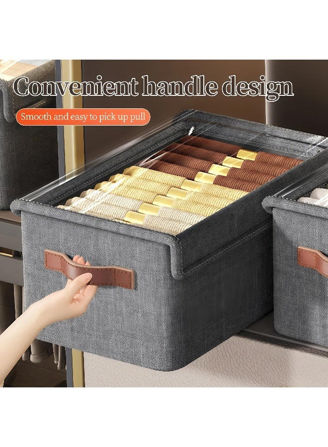 LAZER Collapsible Fabric Storage Cubes Organizer for Kids - Image 5