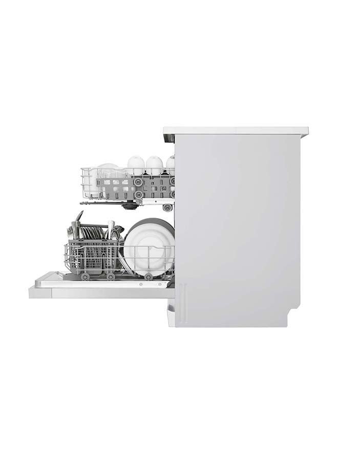 LG Dishwasher 14 Place Setting Platinum Silver Color Quad Wash Easy Rack plus Silver Color 127 kW DFC612FVE White - Image 4