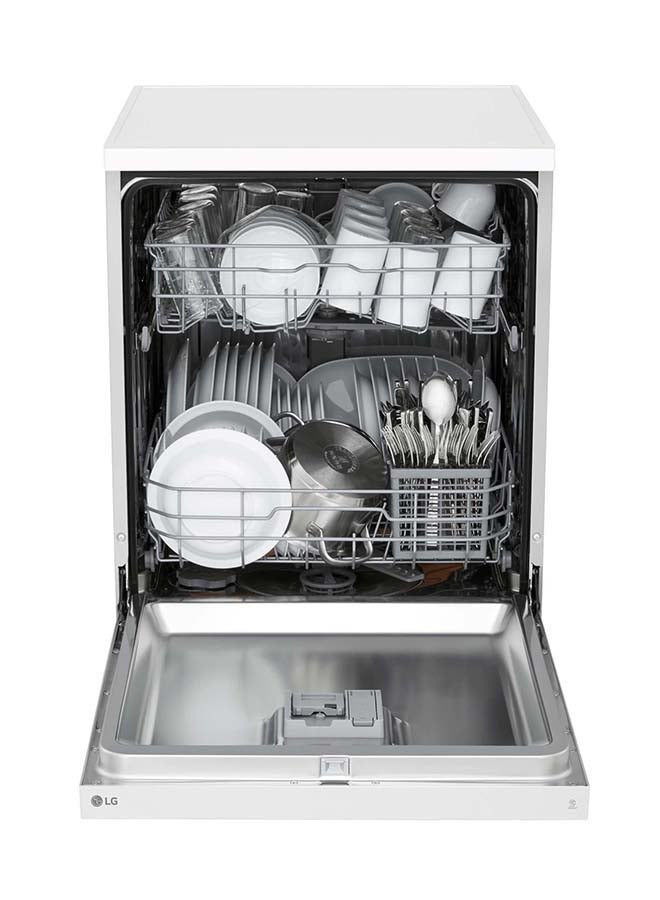 LG Dishwasher 14 Place Setting Platinum Silver Color Quad Wash Easy Rack plus Silver Color 127 kW DFC612FVE White - Image 2